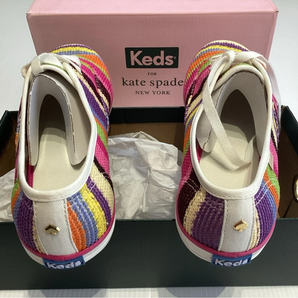 Keds x Kate Spade Double Decker Crochet Slip-On Shoes, Size 11 - Picture 5 of 9